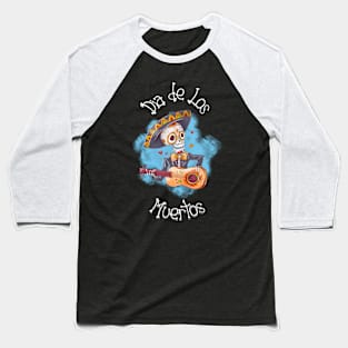 Dia de los Muertos- Sugar Candy Skull Baseball T-Shirt